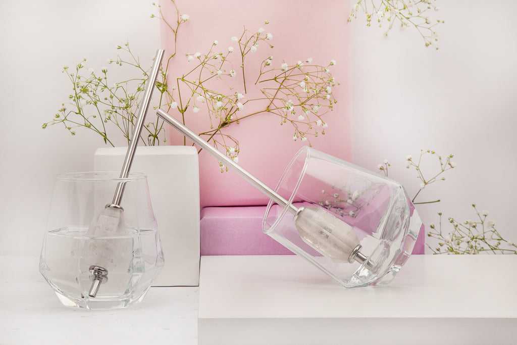 Clear Quartz Straw