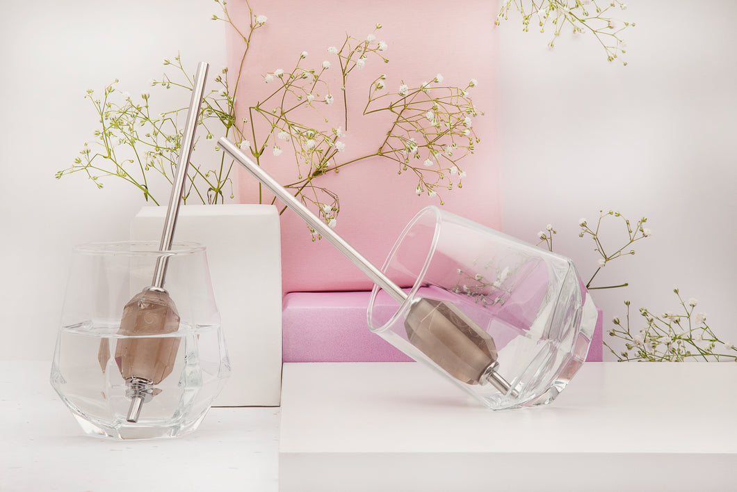 Smoky Quartz Straw