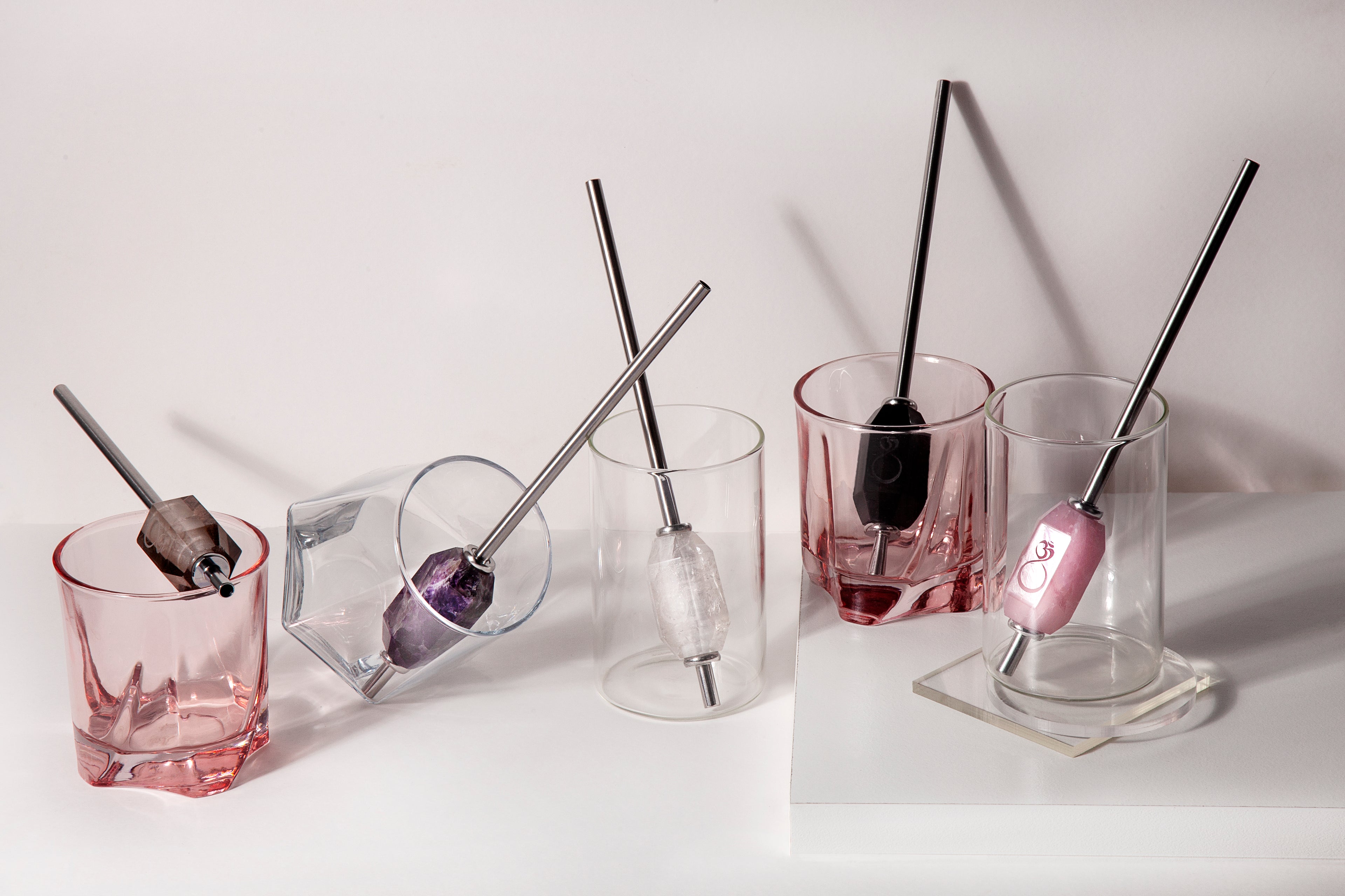 Clear Quartz Straw