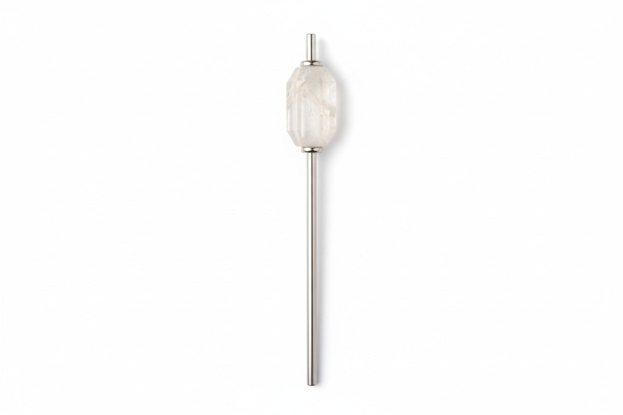 Clear Quartz Straw