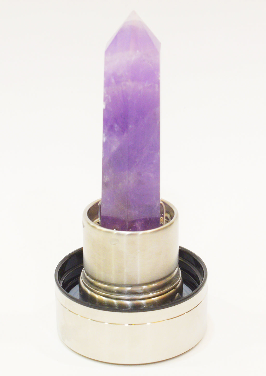 Amethyst Crystal Infused Water Bottle