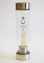 Load image into Gallery viewer, Citrine Crystal Infused Water Bottle
