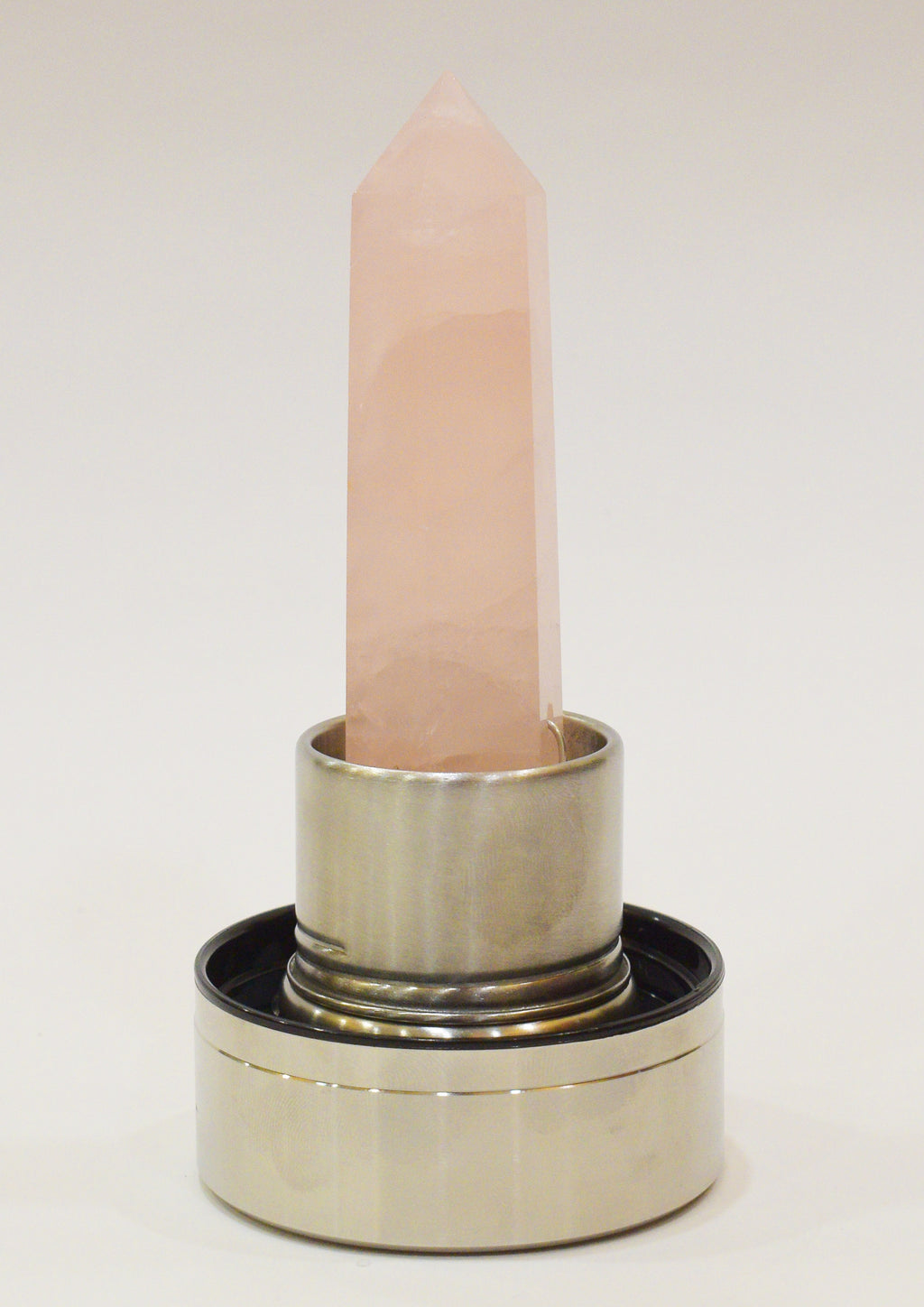Rose Quartz Crystal Infused Water Bottle