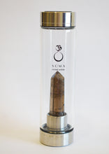 Load image into Gallery viewer, Smoky Quartz Crystal Infused Water Bottle
