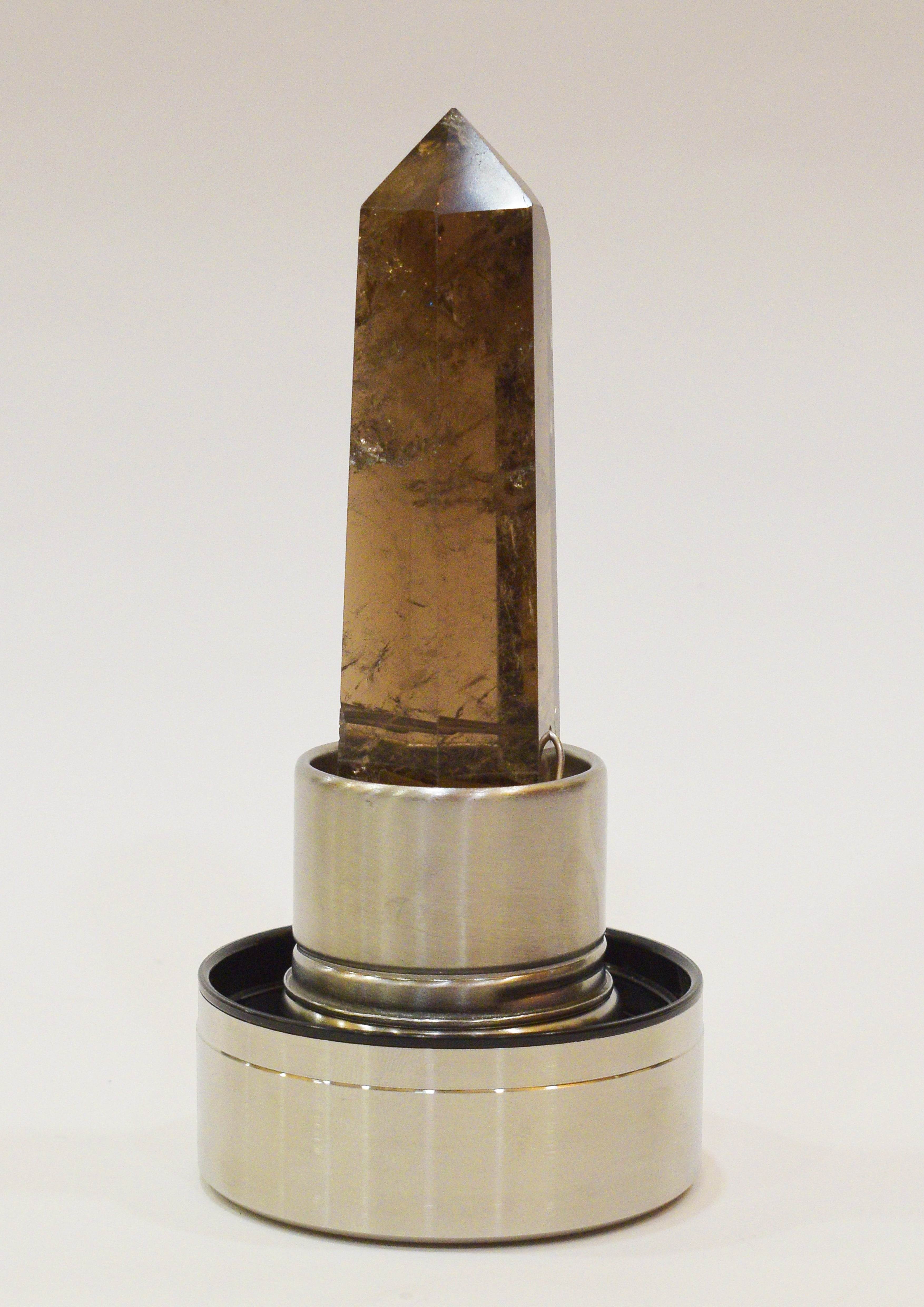 Smoky Quartz Crystal Infused Water Bottle